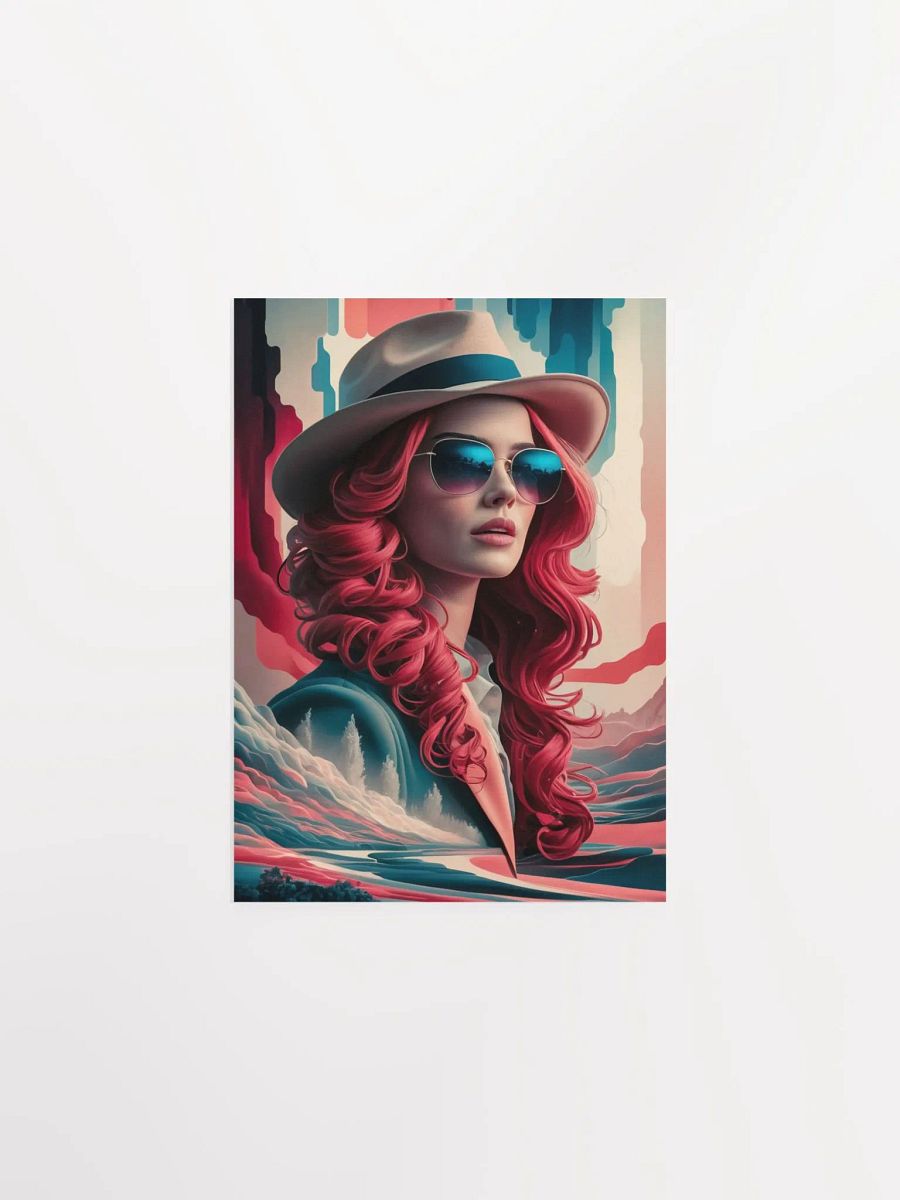 Abstract illustration of a Woman Poster - 6 product image (1)