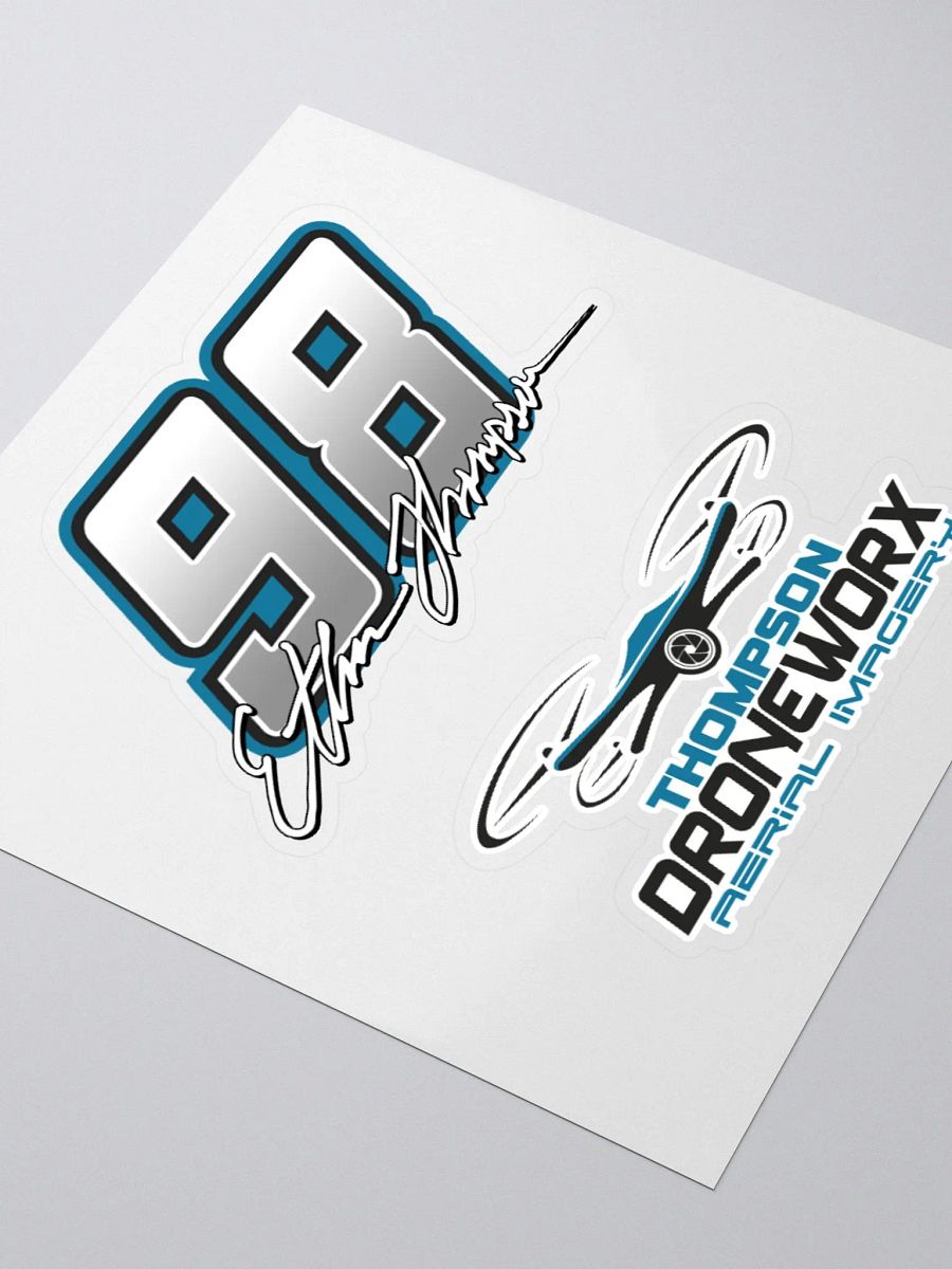 Ethan Thompson #98 & Drone Worx Window Decals product image (7)