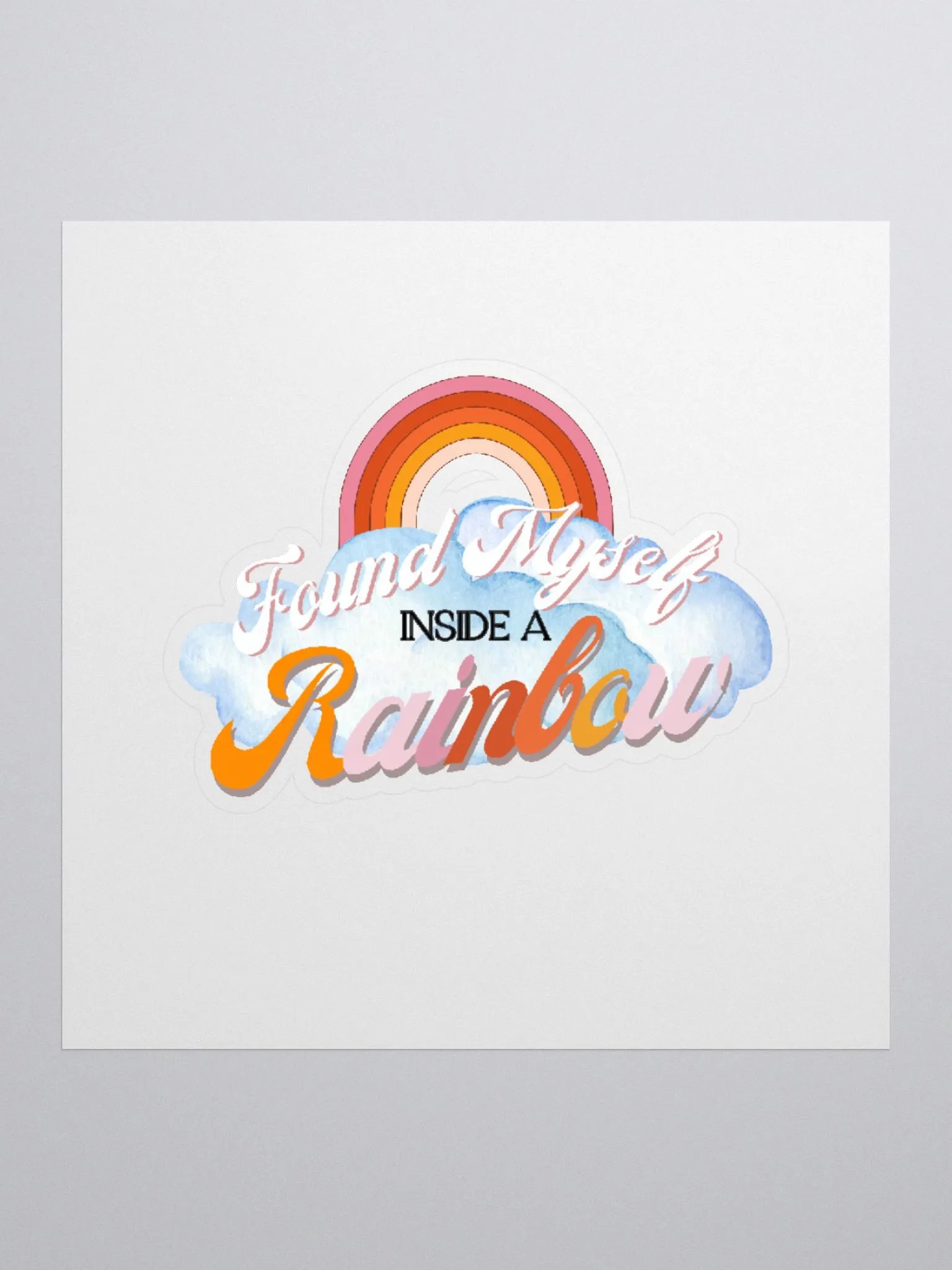 Rainbow Dreams Kiss Cut Stickers product image (1)