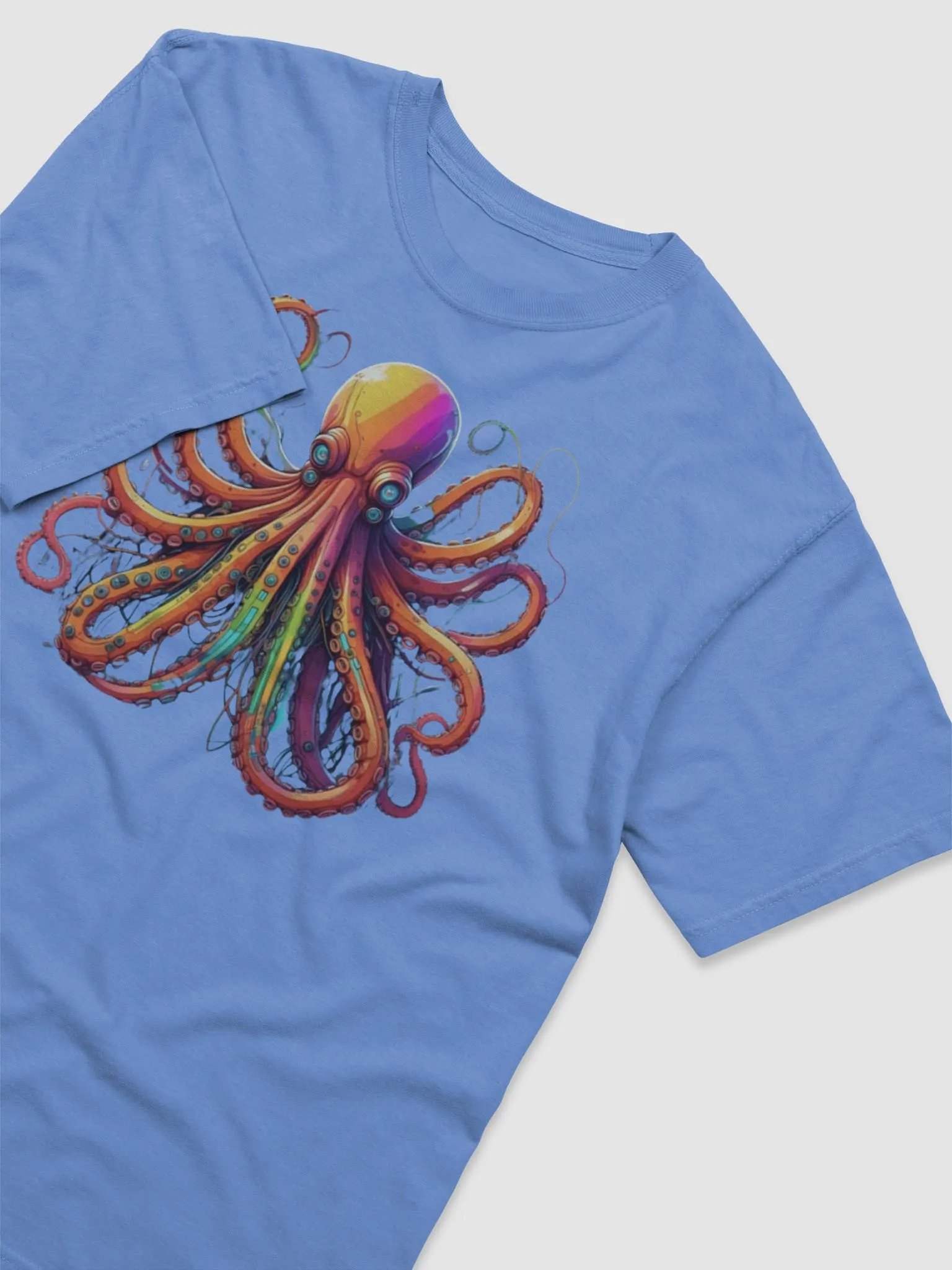 Octopus Robot T Shirt product image (43)