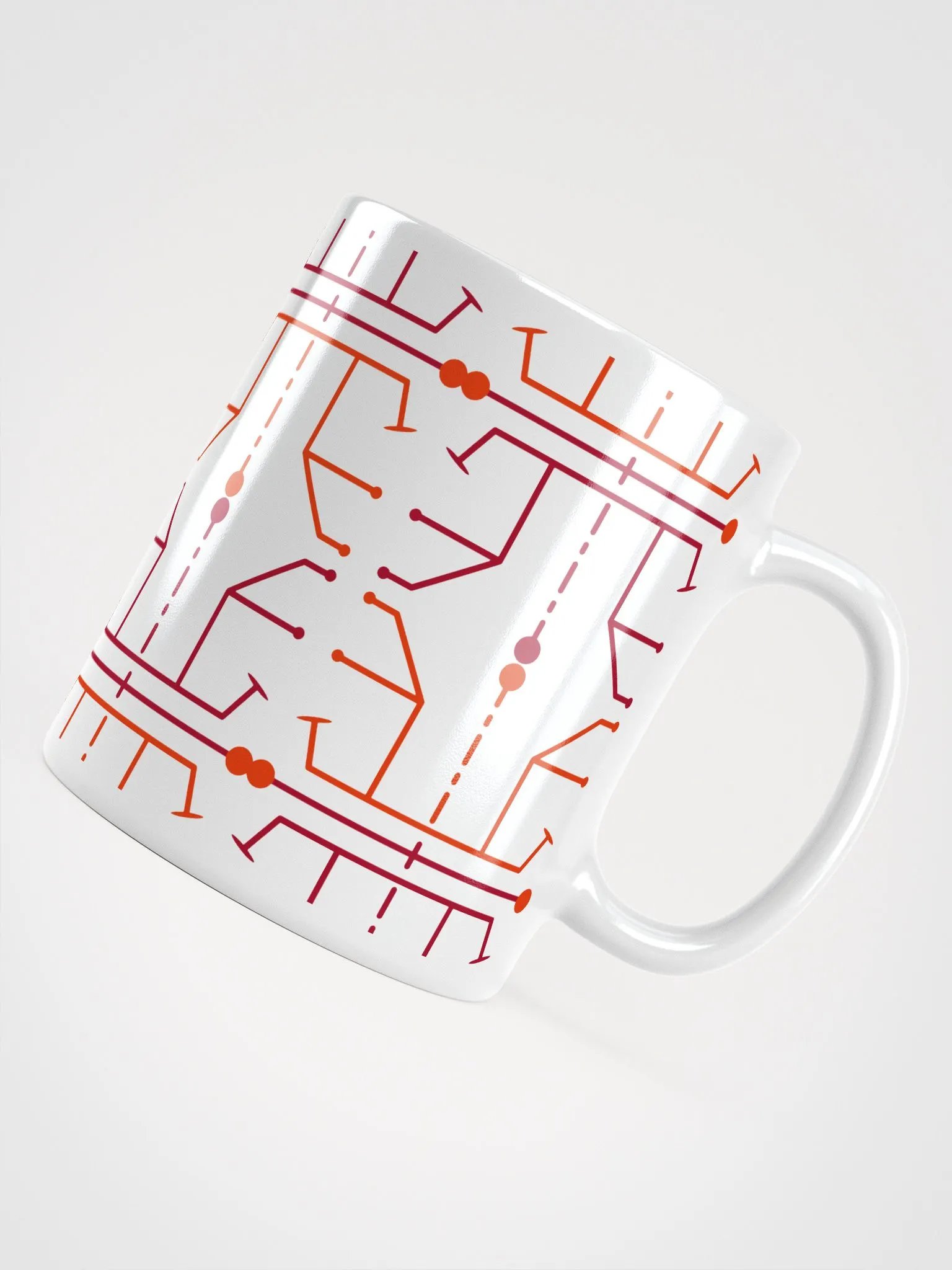 Hieroglyph Abstract Pattern Mug product image (6)