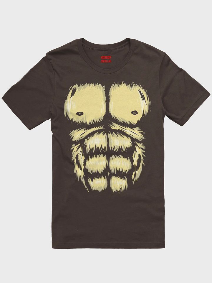 Gorilla Chest Muscle Halloween Costume Funny T-Shirt product image (2)
