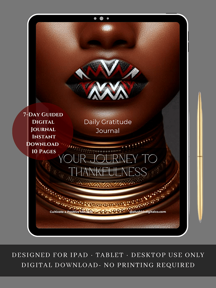 Your Journey to Thankfulness: A 7-Day Digital Gratitude Journal product image (1)