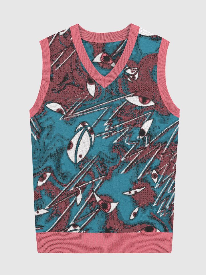 Eyes and Lightning Magic Sweater Vest product image (2)