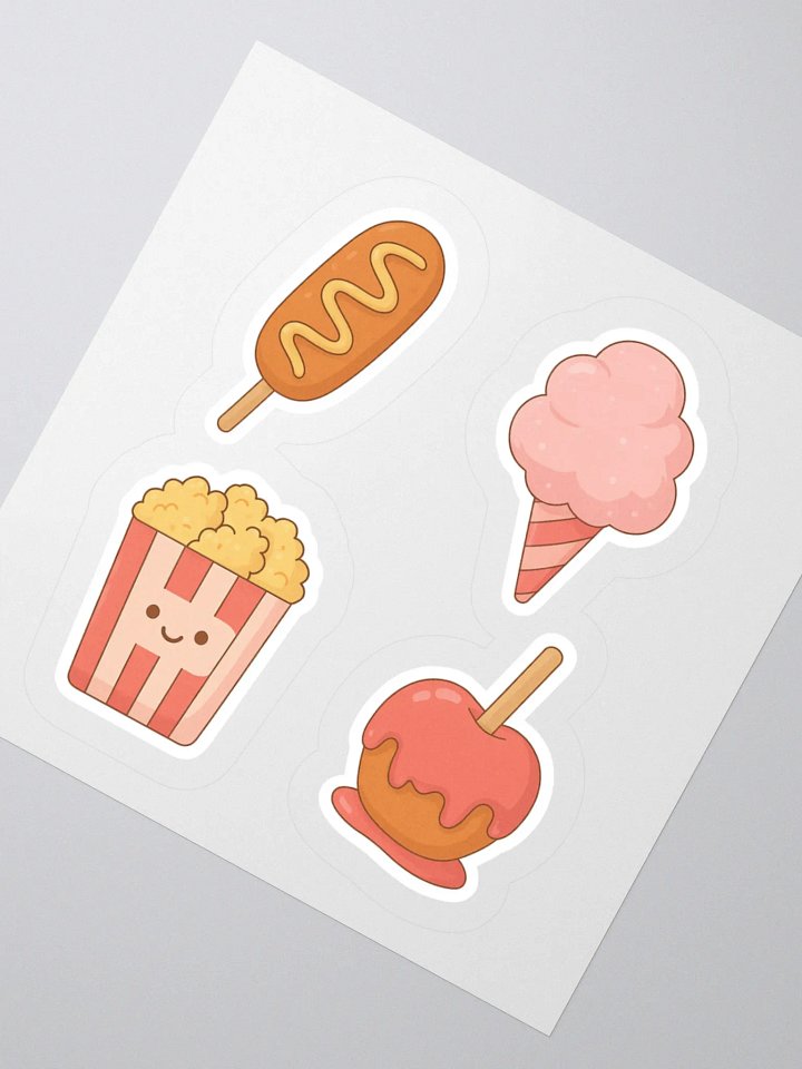 Carnival Foodie Kiss Cut Stickers Set product image (4)