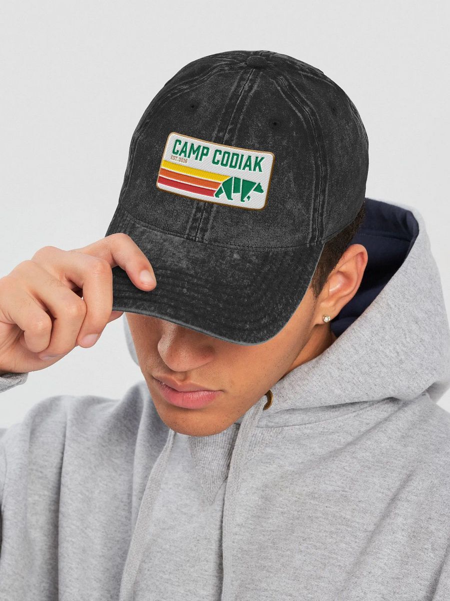 Camp Codiak Embroidered Denim Dad Hat product image (6)