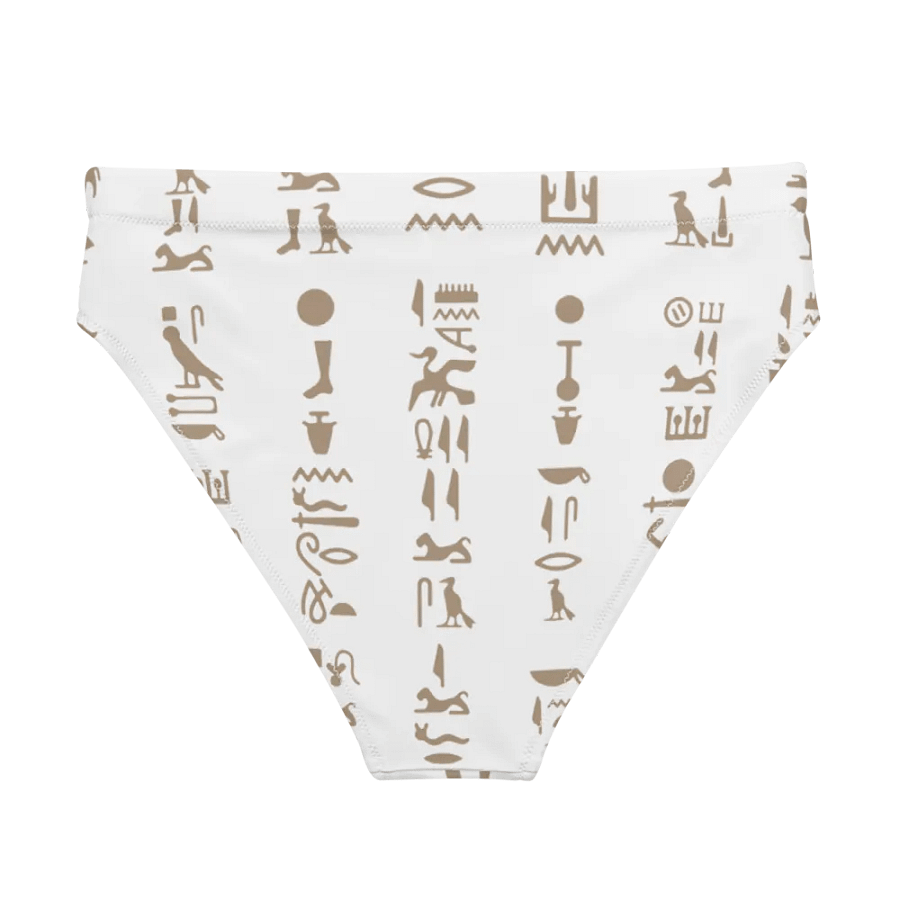 Isis Hieroglyphics White Bikini Bottoms product image (2)
