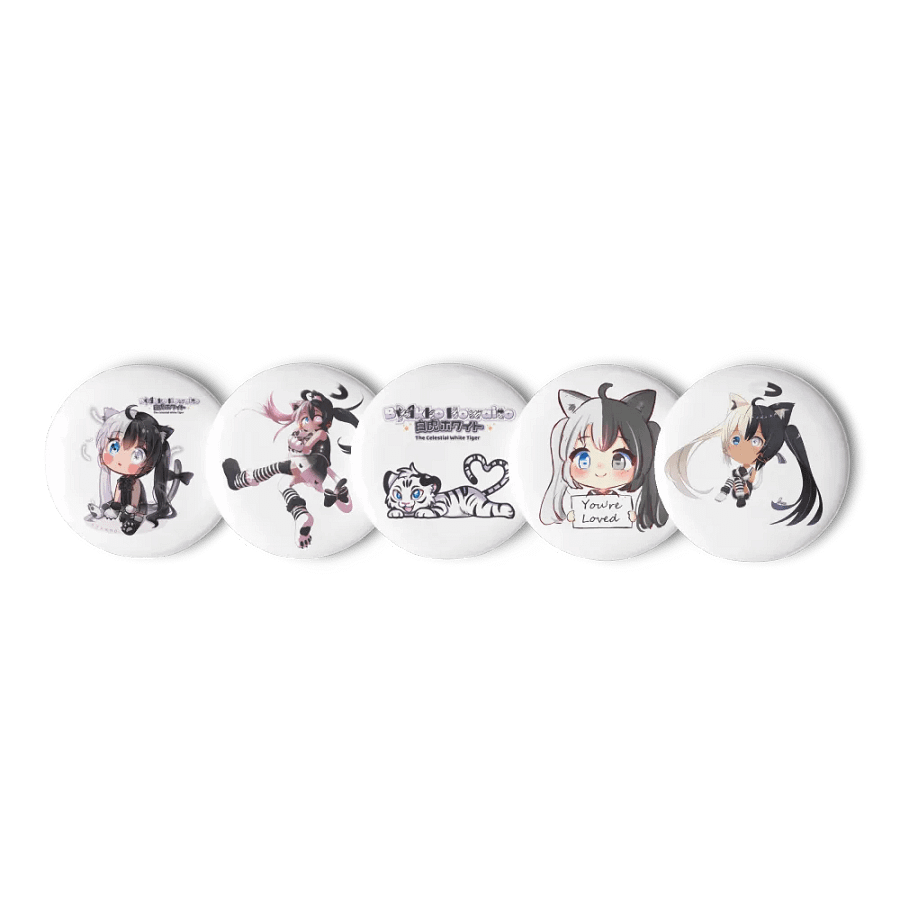 Pin Button - Limited Edition Collection #1 (White) product image (5)