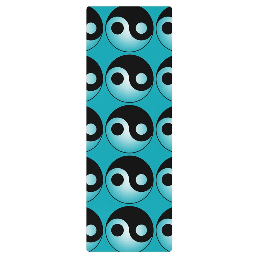 Yoga Mat - Yin-Yang Zen in Teal product image (1)