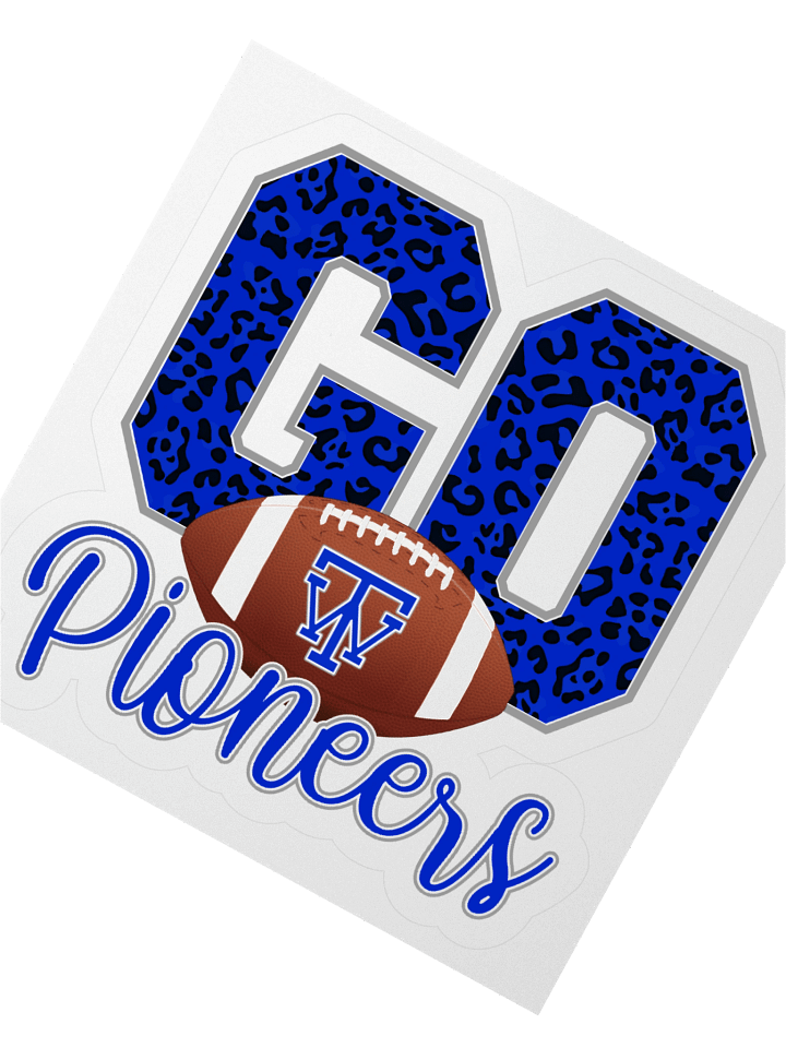 TW Pioneers Football Leopard Sticker product image (2)