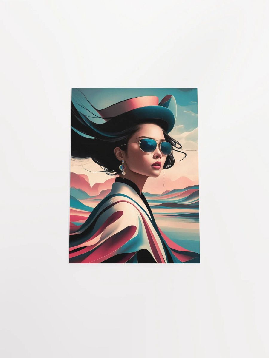 Abstract illustration of a Woman Poster - 23 product image (30)