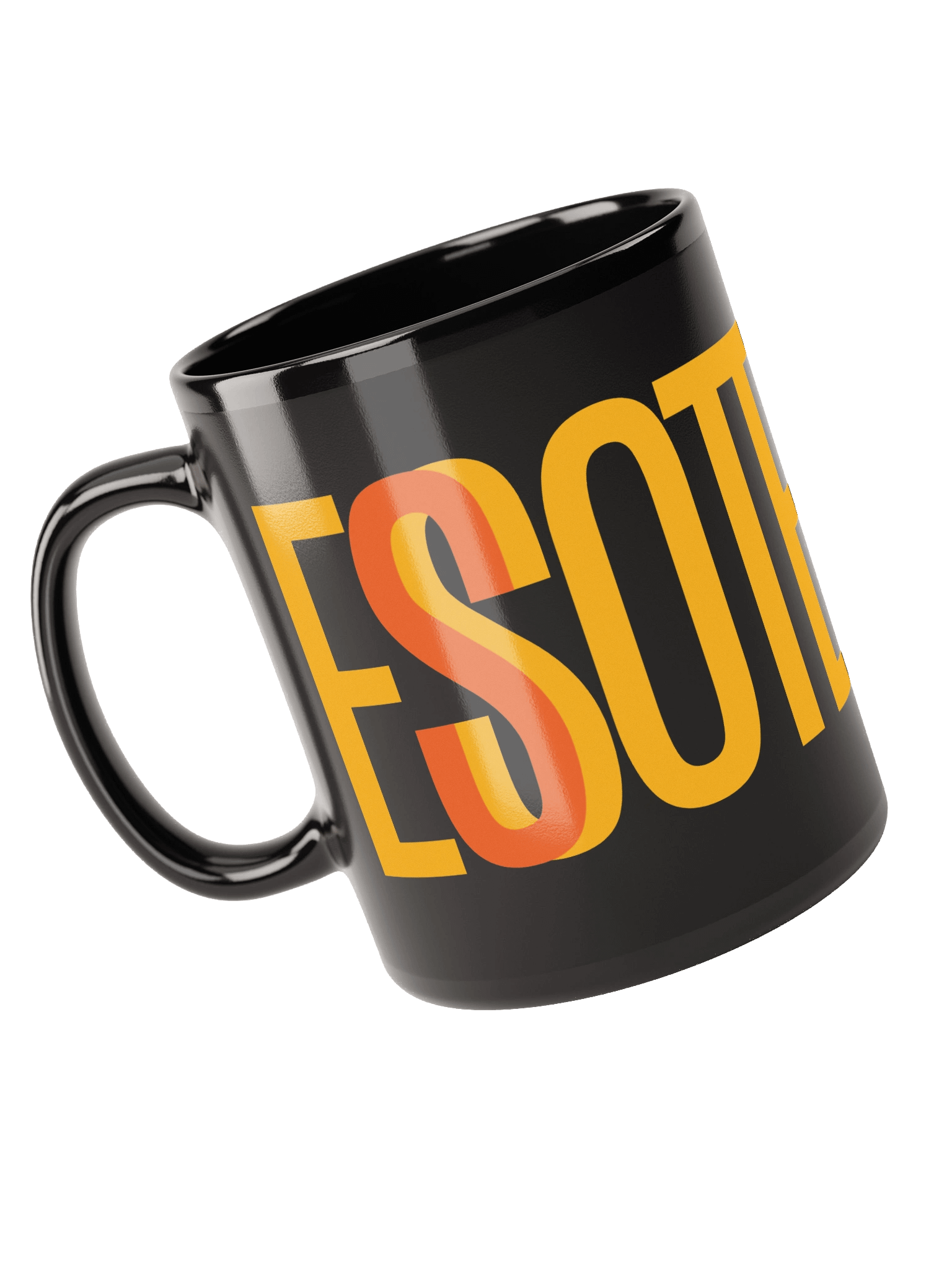 ESSOTERIKAA BLACK GLOSSY MUG product image (3)