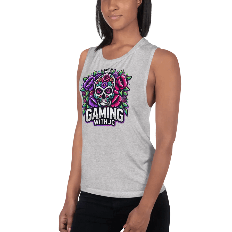 Skull Flower Womans Tank-Top product image (50)