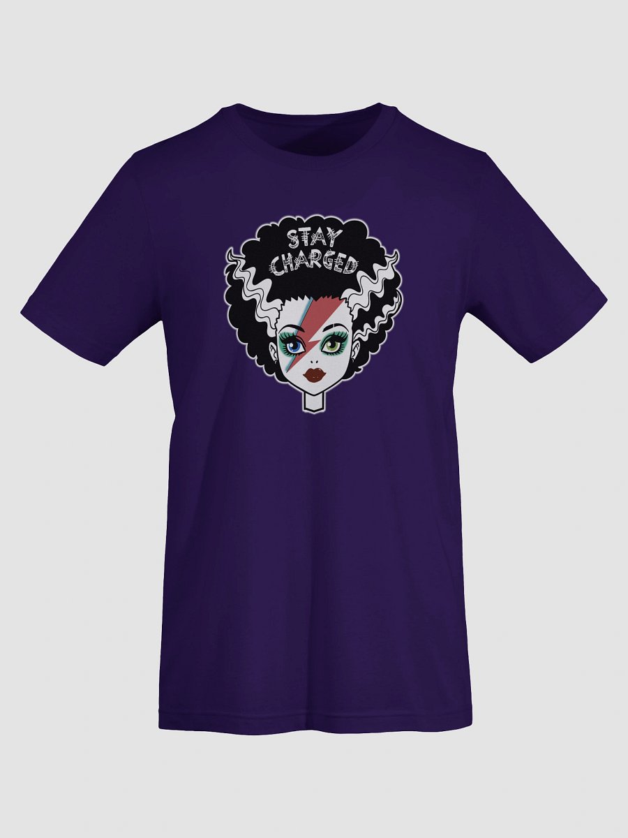 Frankie Speaks Stay Charged (girls tshirt) product image (69)