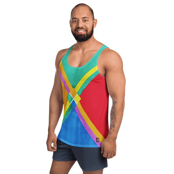 "Color Theory Study in Gauche 2020" Men's Tank Top product image (2)