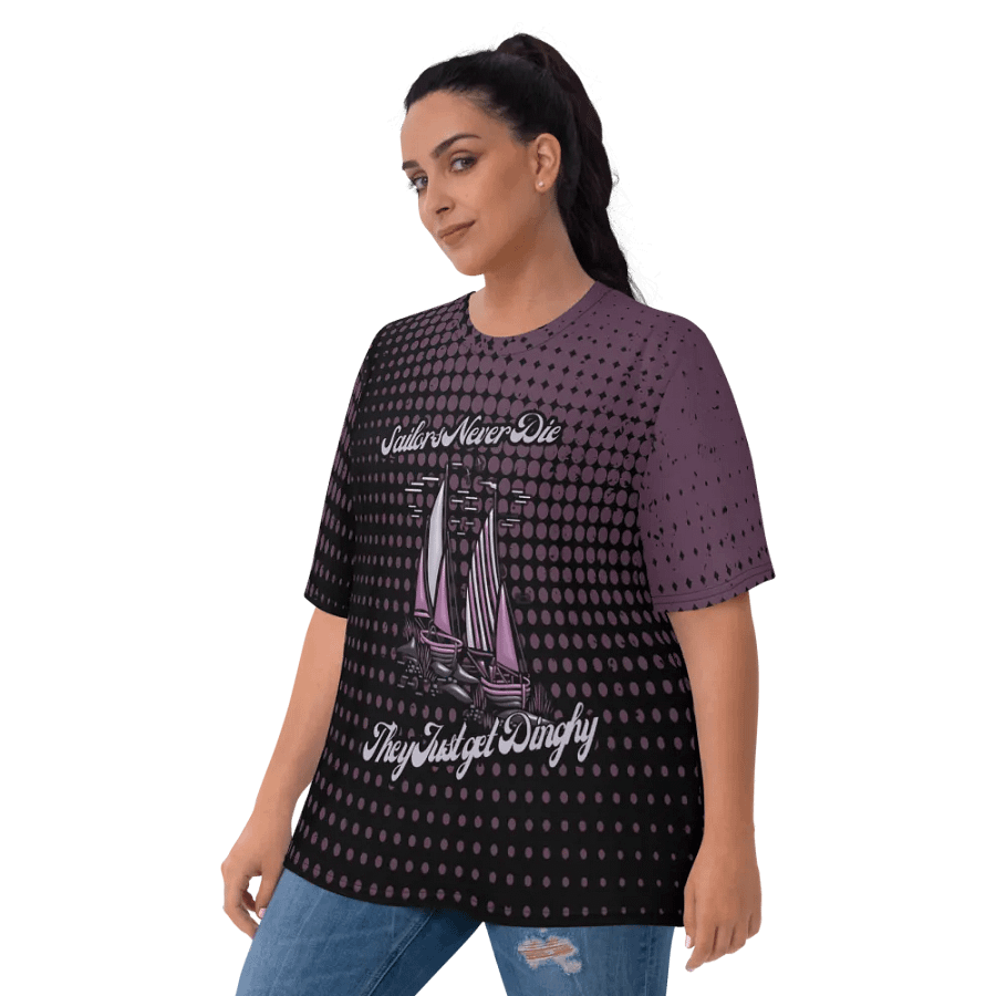 Sailors Never Die They just get Dinghy All Over Print T-shirt product image (10)