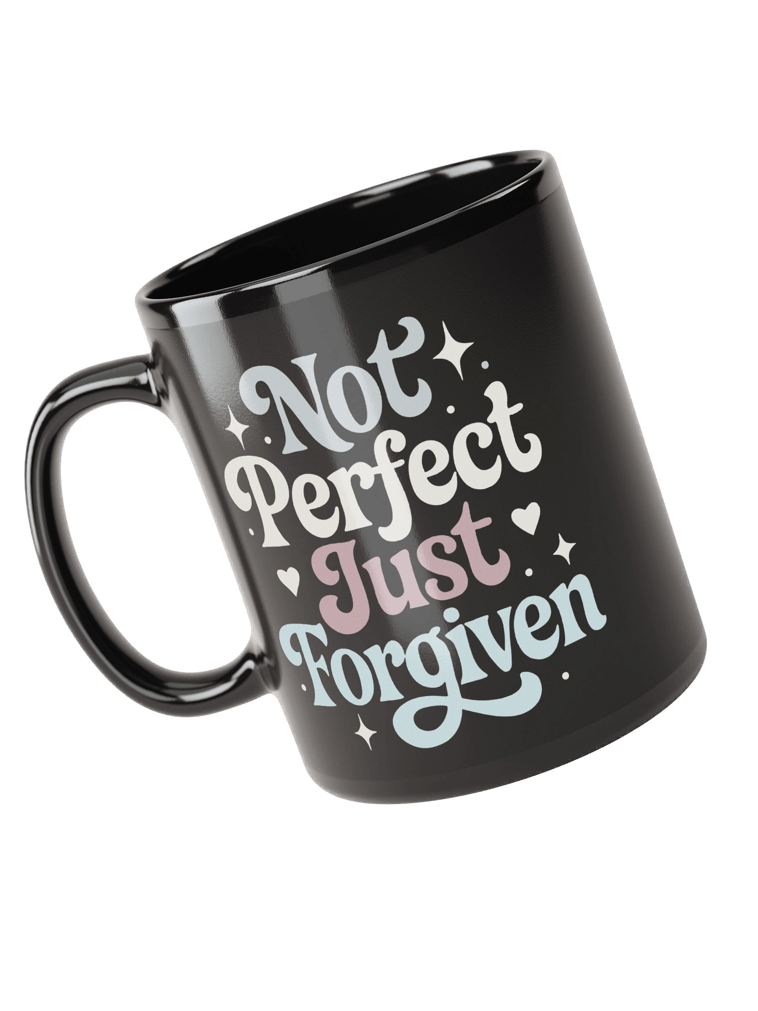 Not Perfect Just Forgiven Retro Christian Design product image (6)