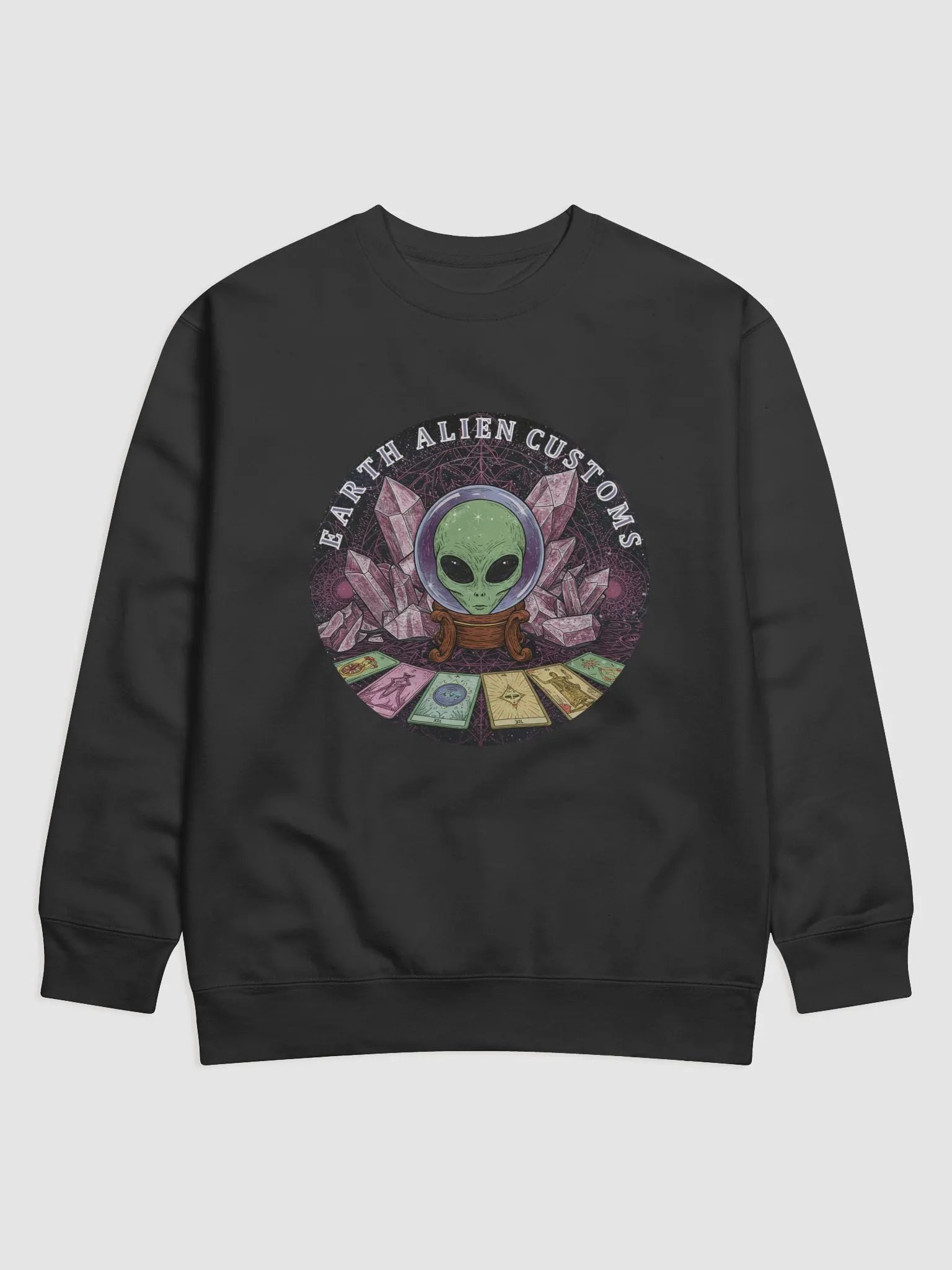 Mystical Alien Crystal Ball Sweatshirt product image (1)