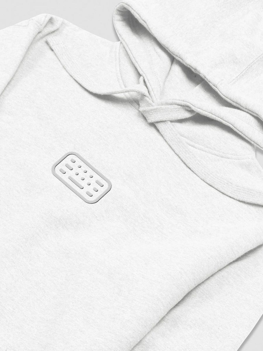 Keyboard Hoodie Whiteout (Embroidered) product image (3)