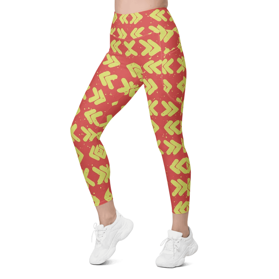 Leggings with Pockets – Seamless Geometric Pattern for Stylish Functionality product image (4)