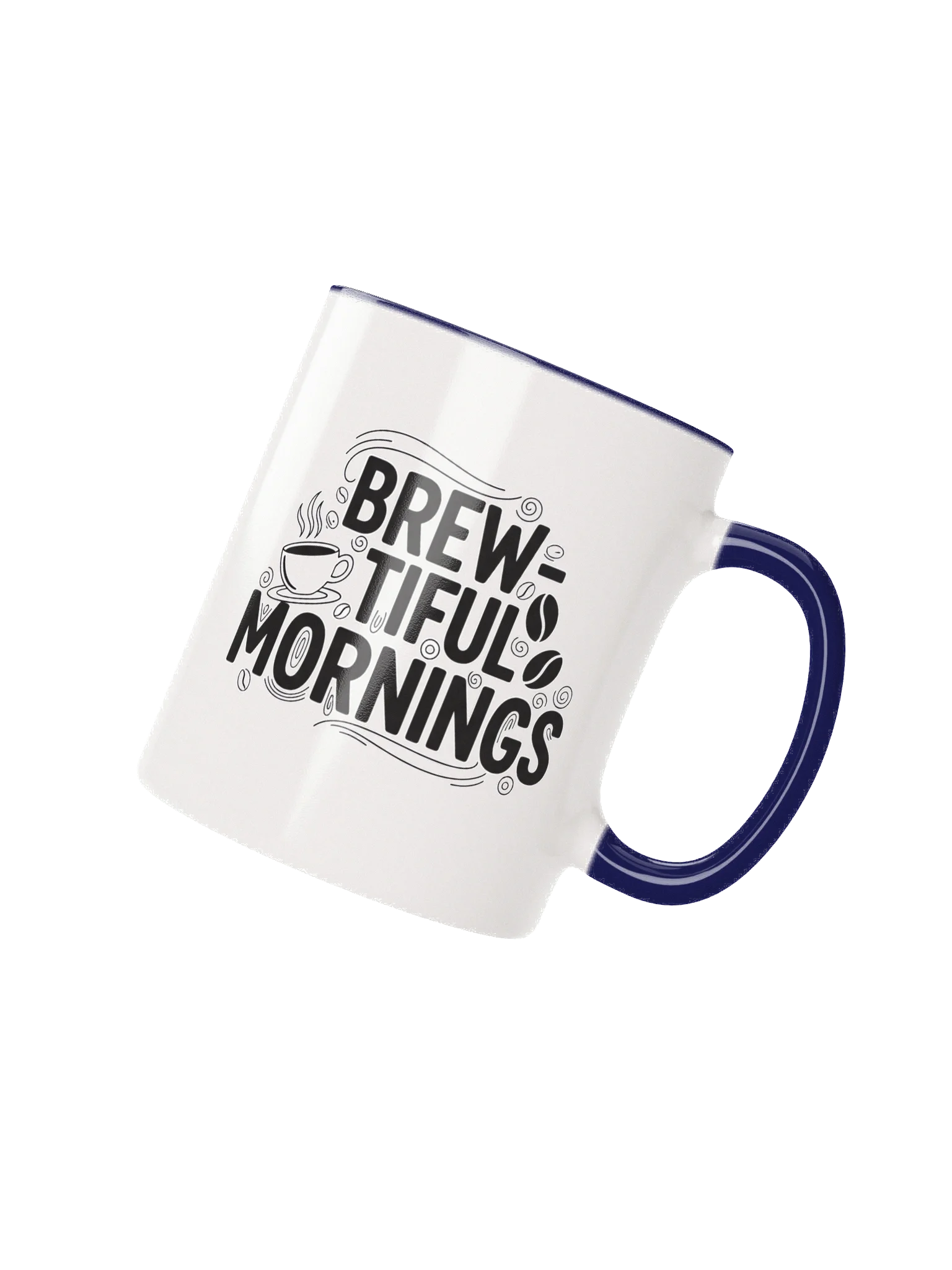 Brew-tiful Mornings Coffee Mug – Funny & Inspirational Ceramic Tea Cup for Perfect Daily Brew product image (2)