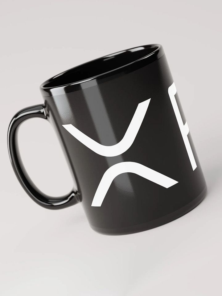 XRP Logo Black Mug product image (1)