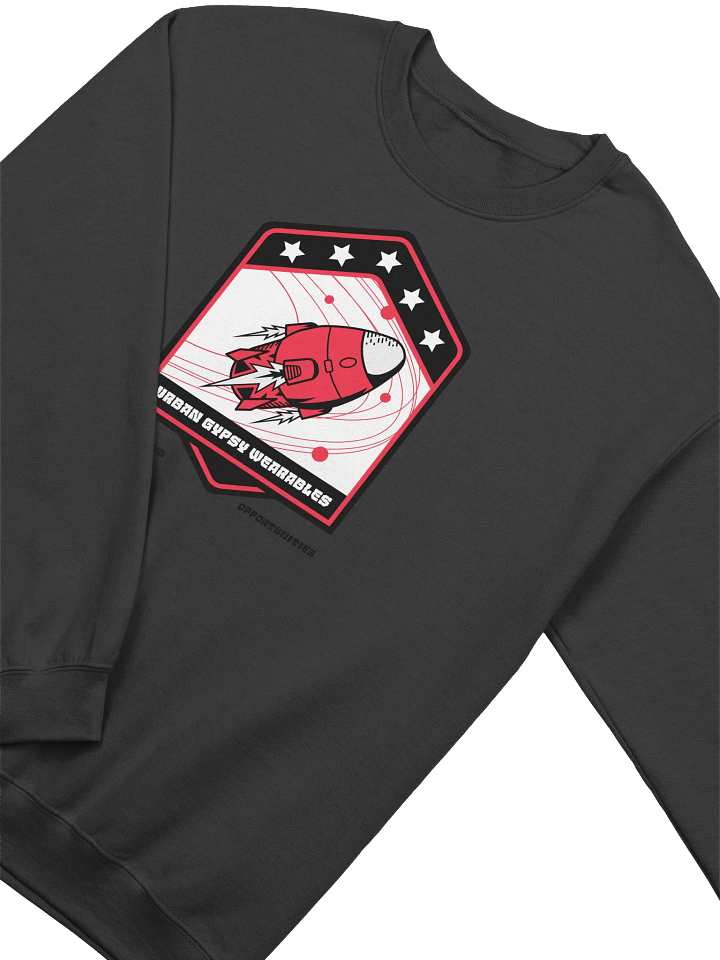 Cosmic Rocket Crewneck Sweatshirt product image (2)