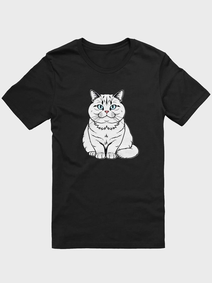 Blue-Eyed Tabby Cat Soft Tee product image (1)