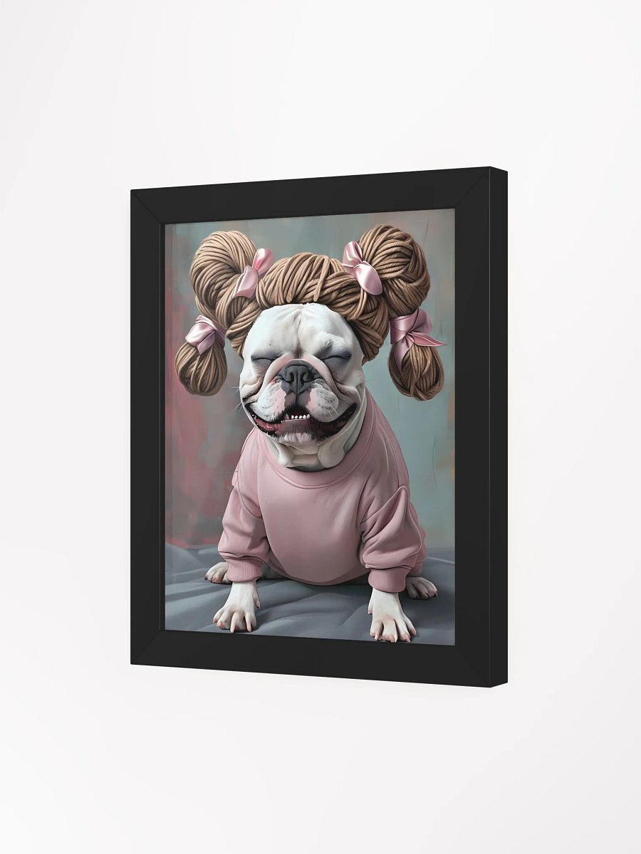 Bulldog Fashionista Framed Poster product image (4)