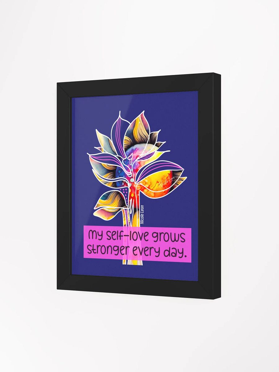 Self-Love Blossom Matte Poster product image (3)