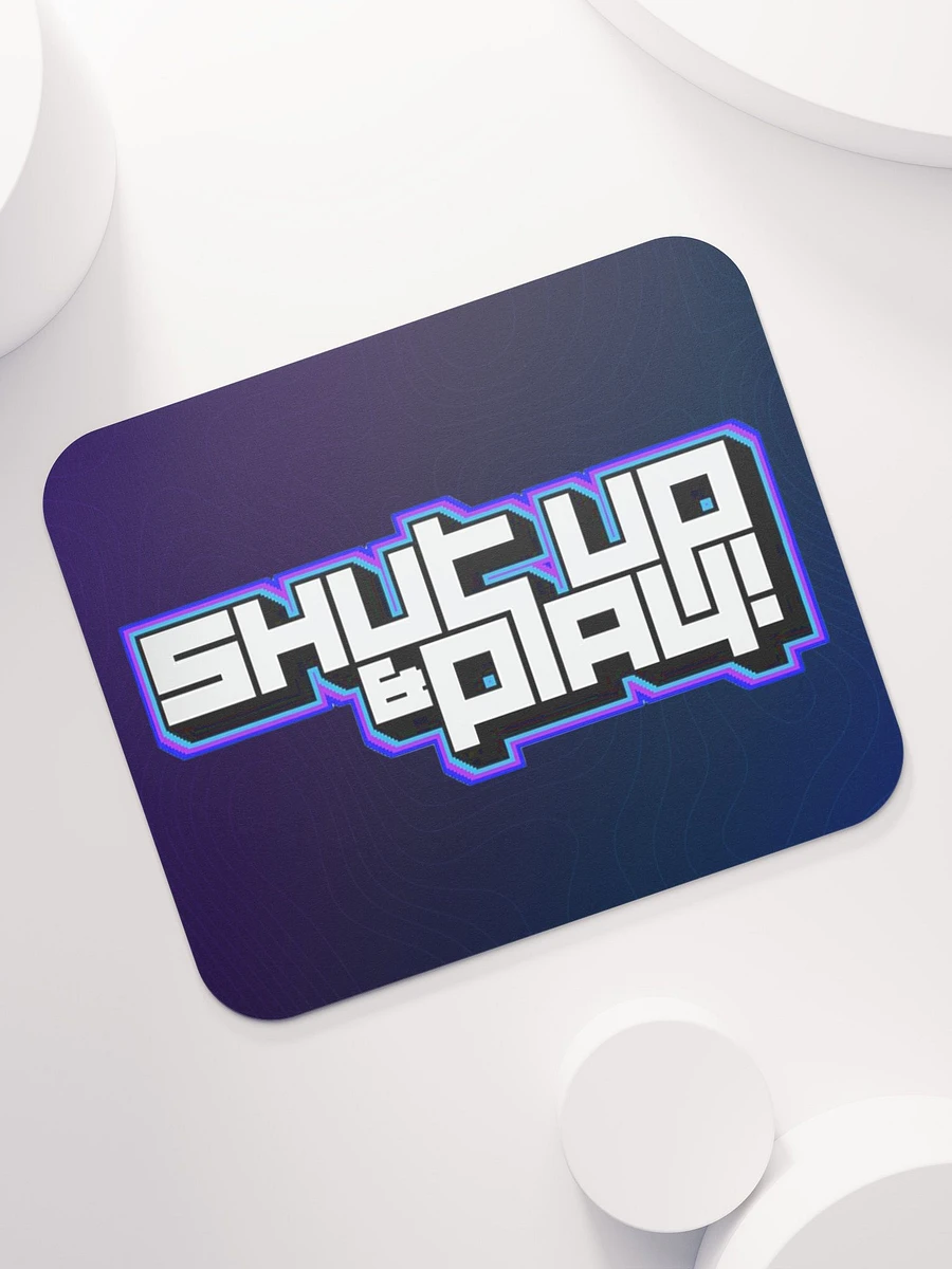 Shut Up & Play - Classic Mousemat (Blue) product image (7)