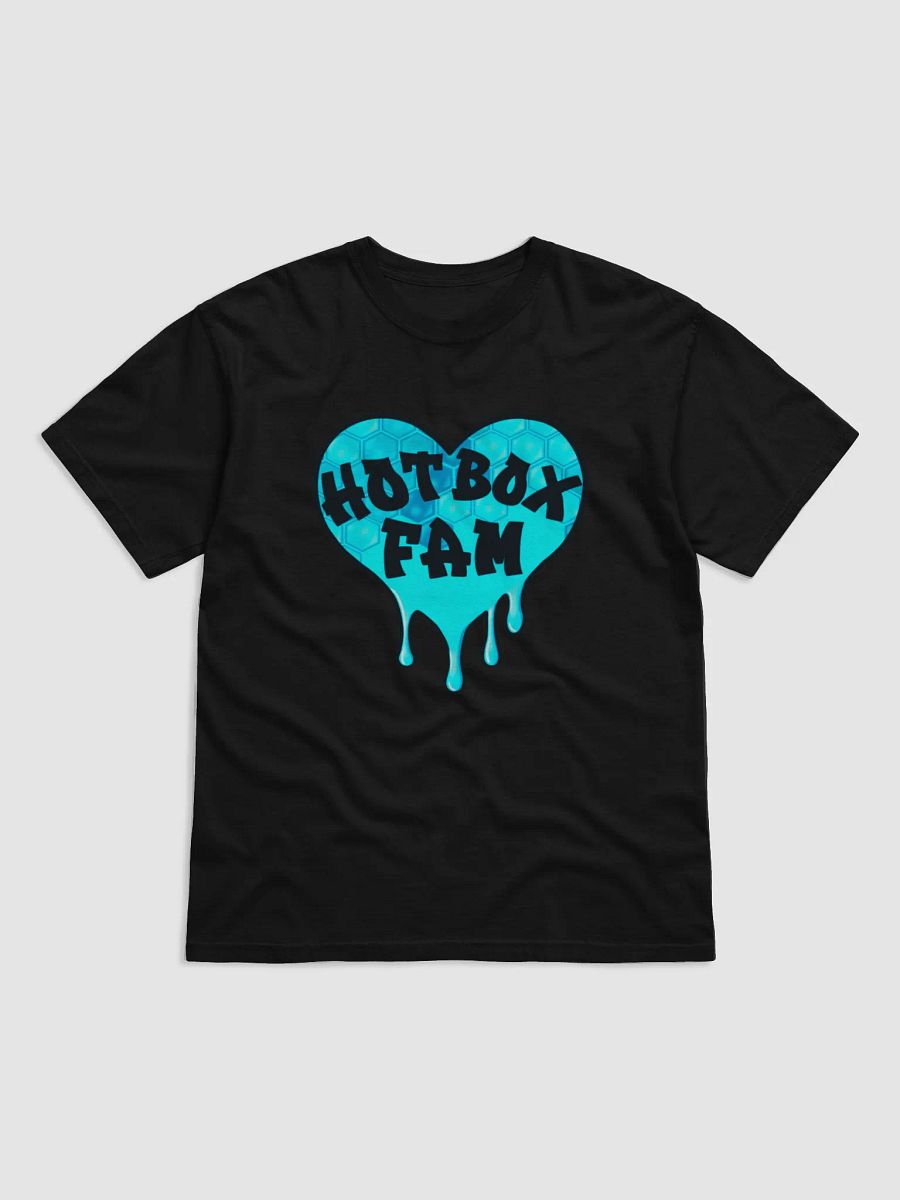 HOT BOX FAM BRIGHT BLUE HONEY COMB LOGO TEE product image (1)