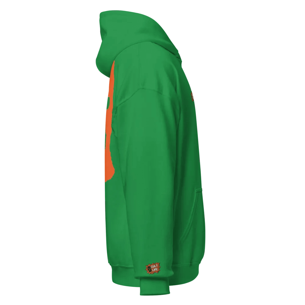 CULT LIFE BRAND HOODIE ORANGE SKI MASK product image (3)