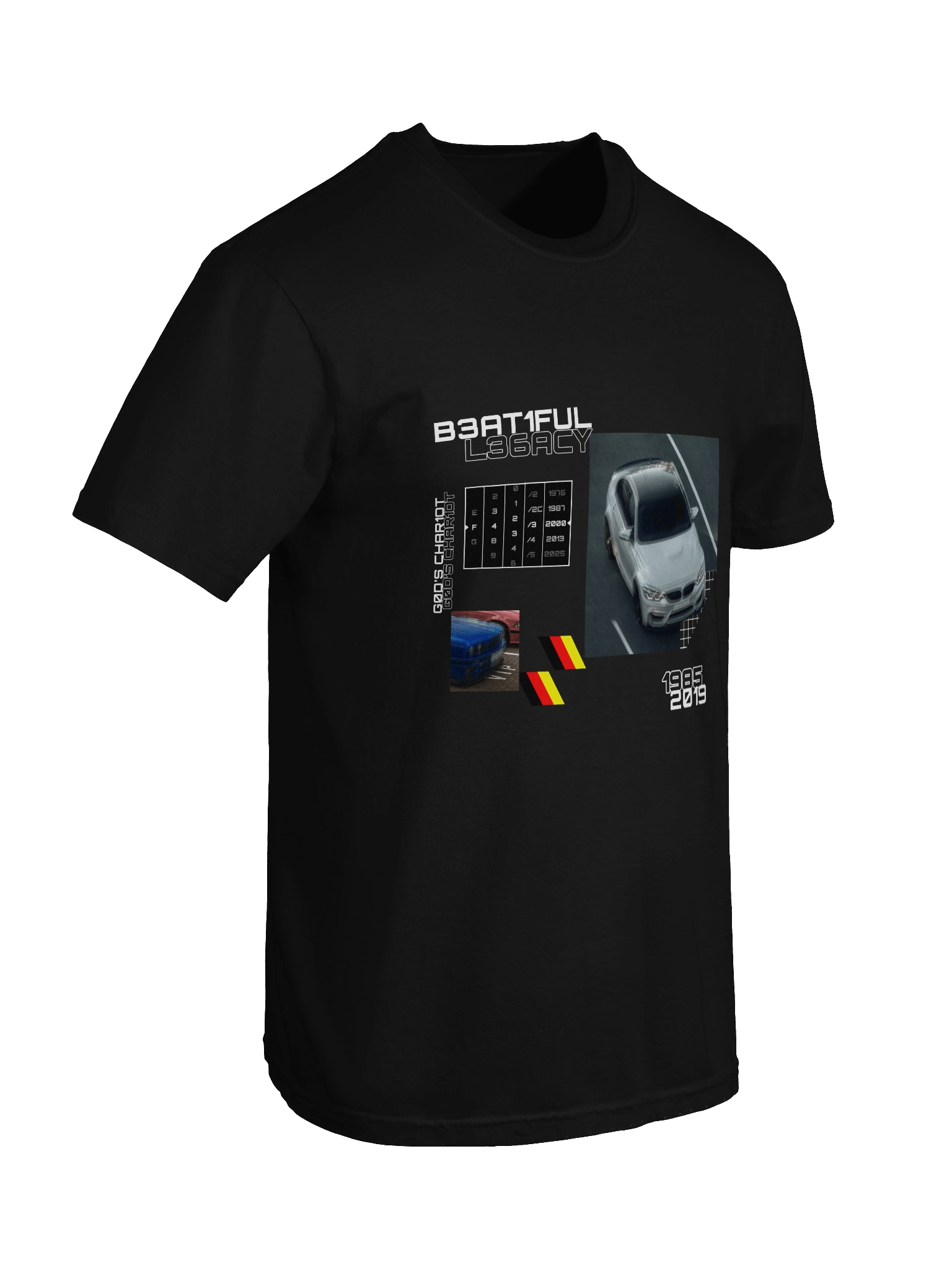 God's Chariot, German Automotive (White) | Shirt product image (5)