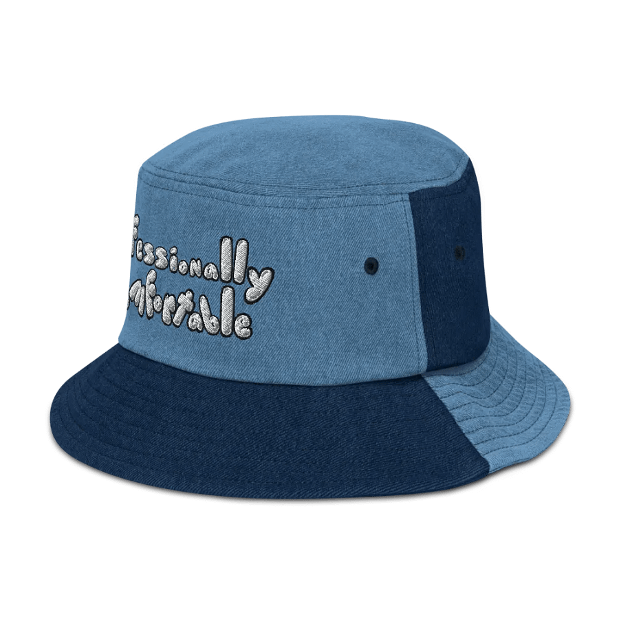 Professionally Comfortable Denim Bucket Hat product image (4)