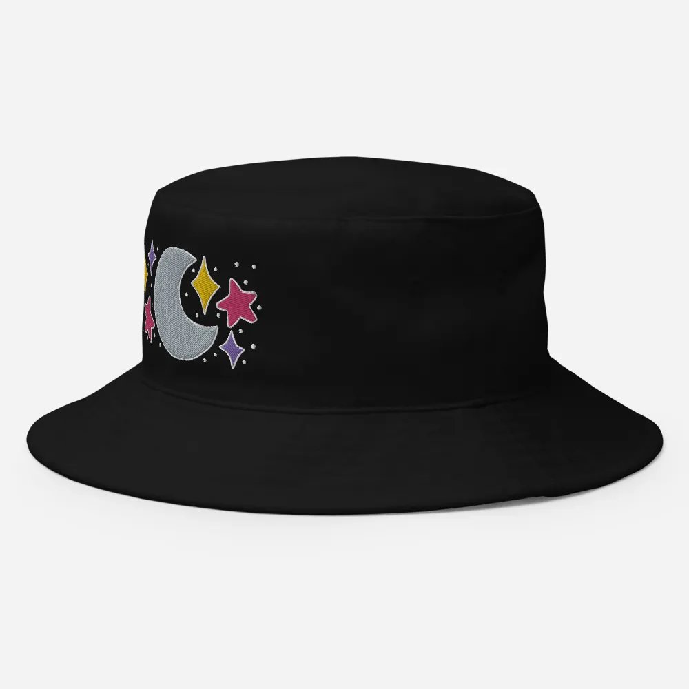 Celestial Bucket Hat with Puff Embroidery product image (12)