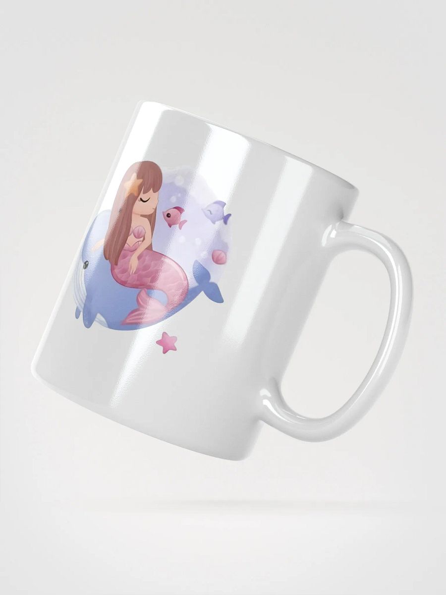 White Glossy Mug White Mermaid product image (2)
