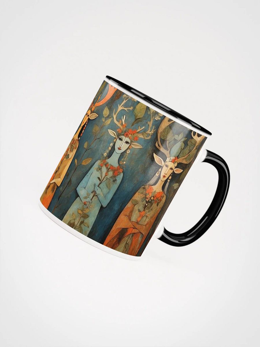 Whimsical Antlered Figures Ceramic Mug product image (25)