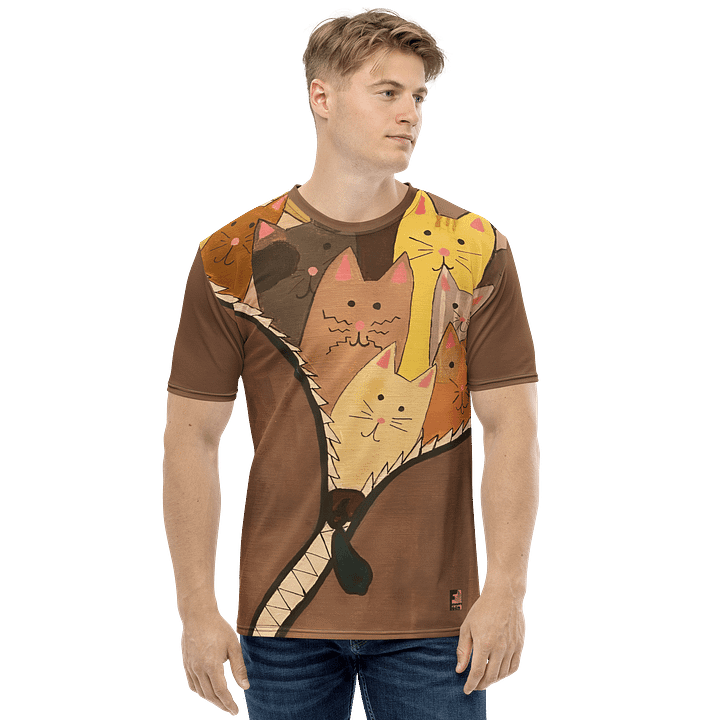 "Unleash The Cats" Tee (Brown) product image (1)