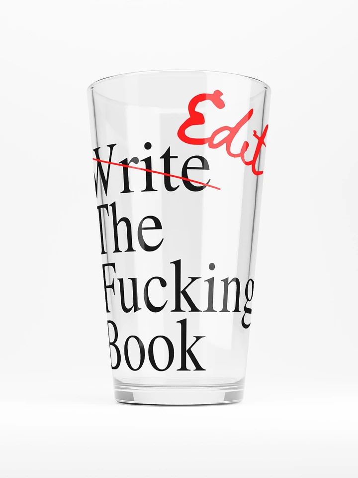 Edit the Fucking Book Shaker Pint Glass product image (1)