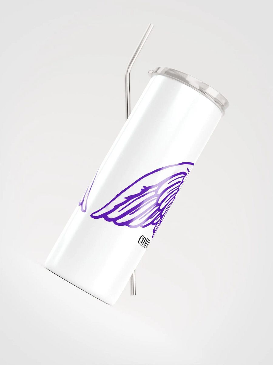 Fallen Angel Stainless Steel Tumbler White product image (4)