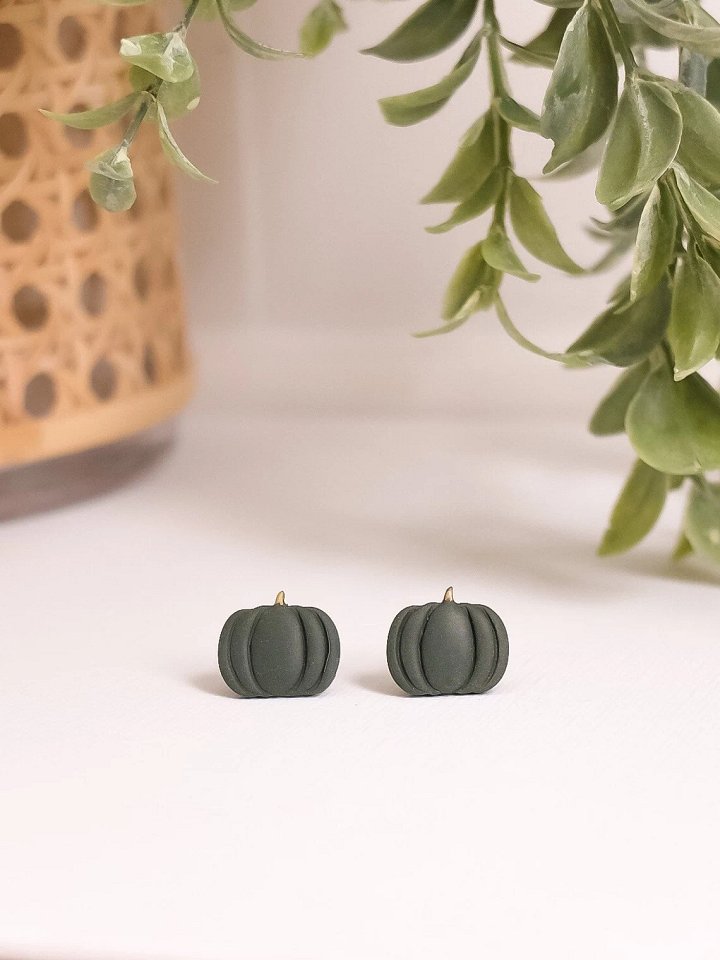 Pumpkin Stud Earrings product image (2)