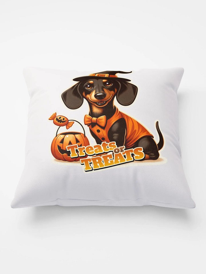 Witchy Dog Halloween Pillow product image (1)
