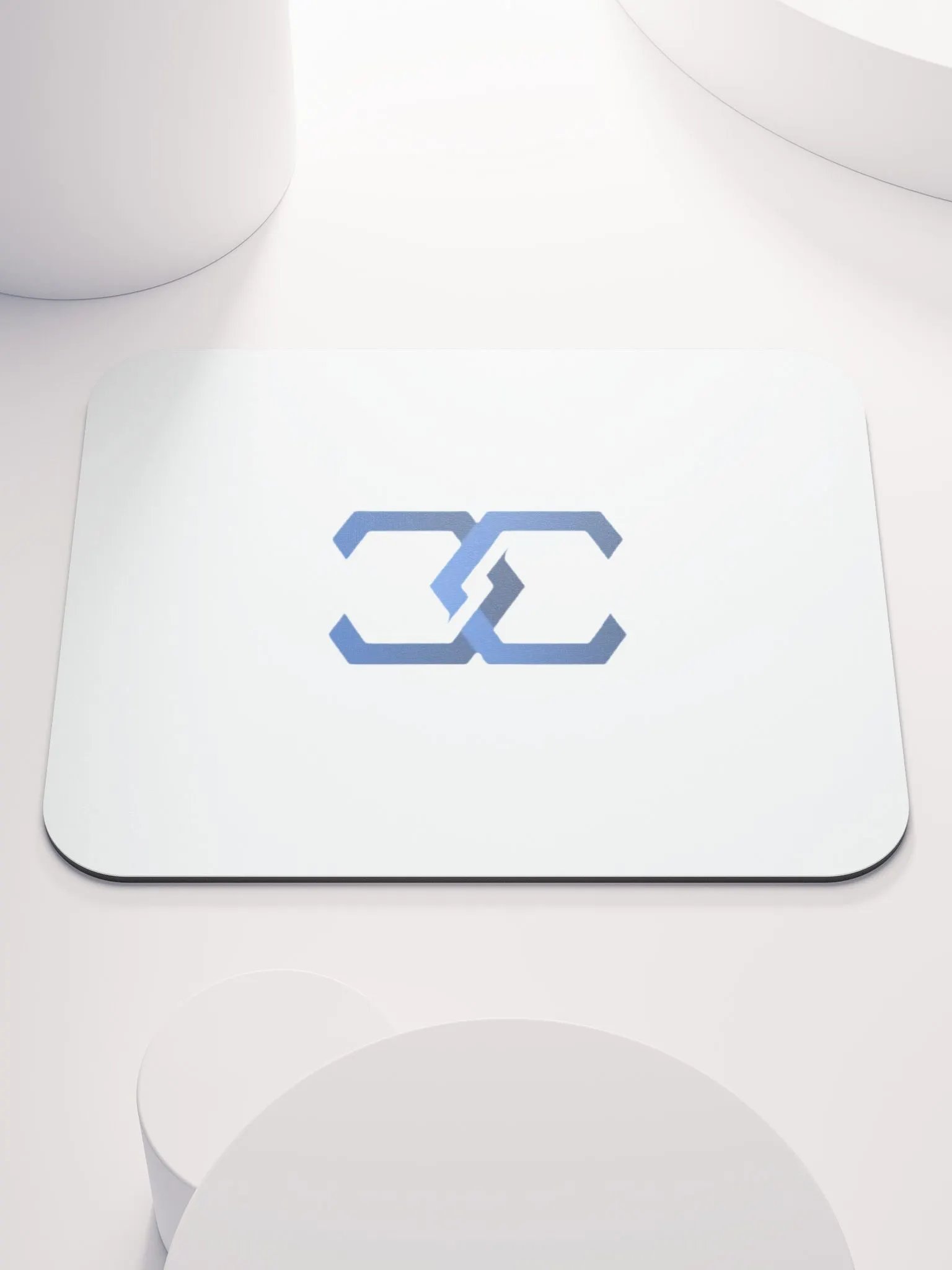 CubeCraft desk pad WHITE product image (1)