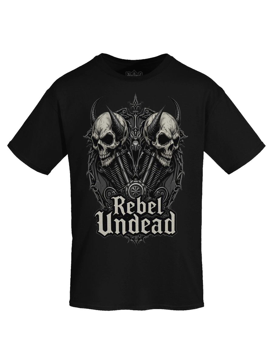 Rebel Undead V-Twin Terror T-Shirt product image (45)