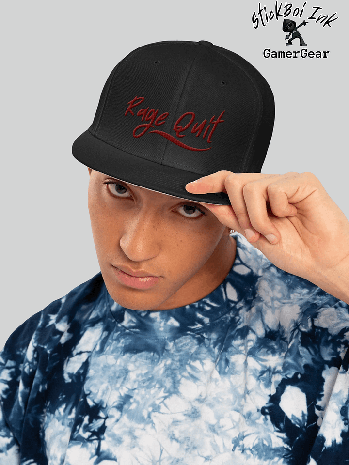 Gamer Hat - Rage Quit by Stickboi Ink product image (1)