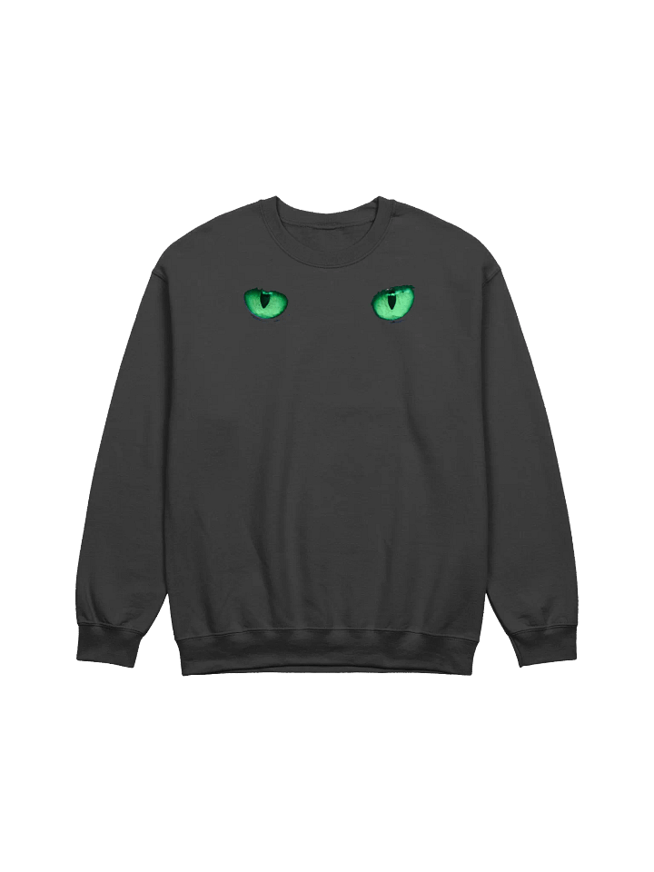 CAT EYES GREEN SWEATSHIRT product image (1)