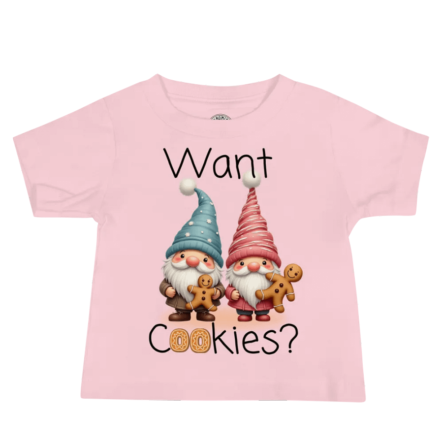 Want Cookies? Festive Gnome Cookies Baby Tee product image (3)