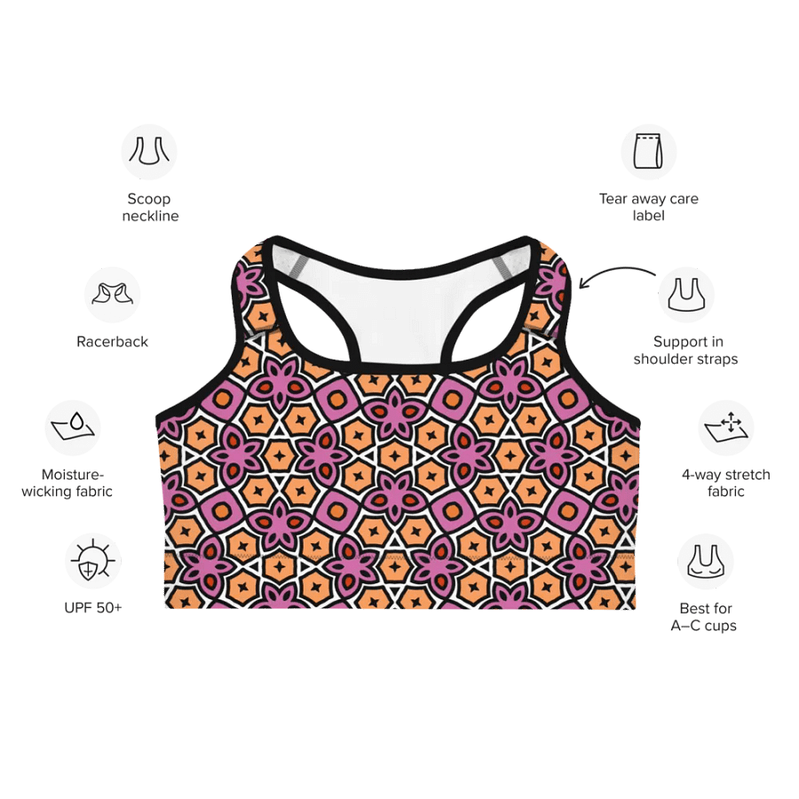 Lesbian Abstract (3) - Sports Bra product image (7)