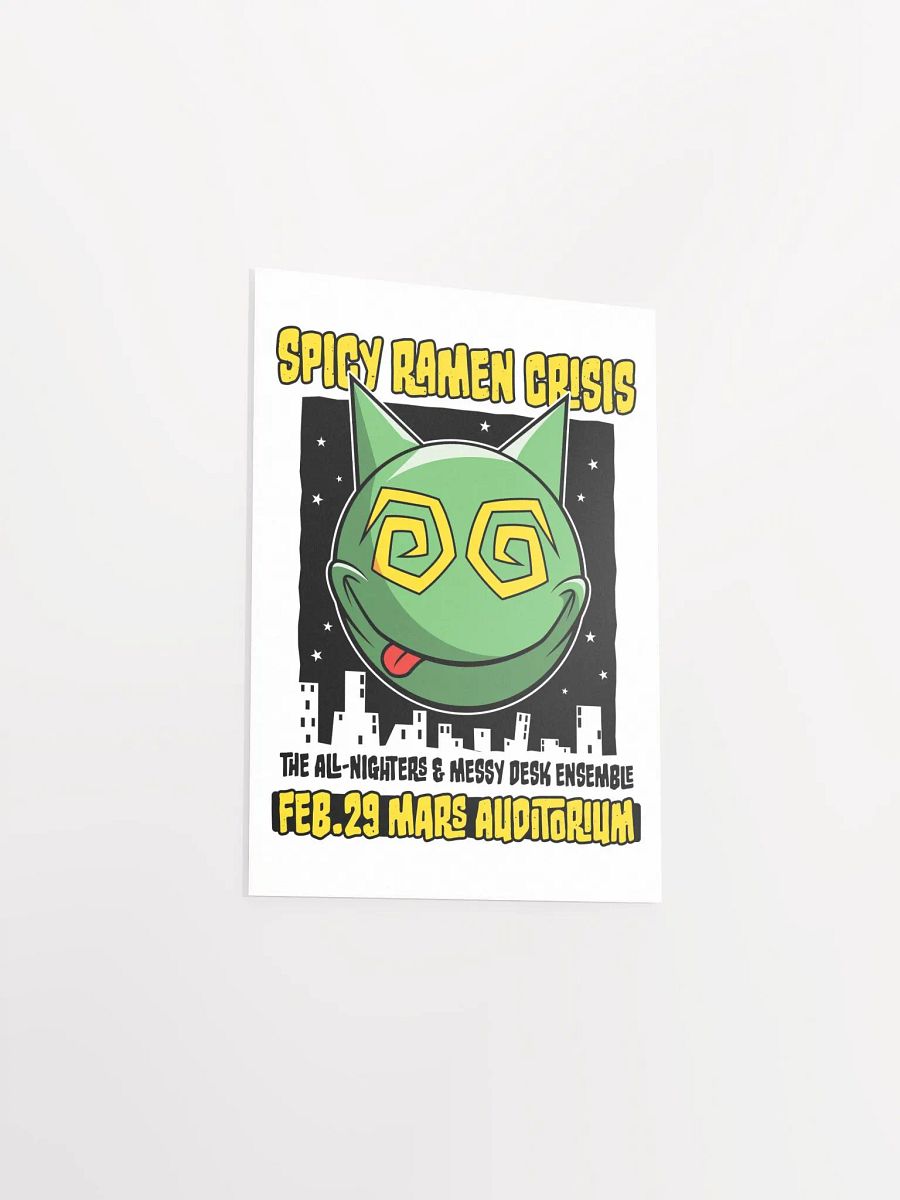 Spicy Ramen Crisis Poster – The Ultimate College Band Print! product image (25)